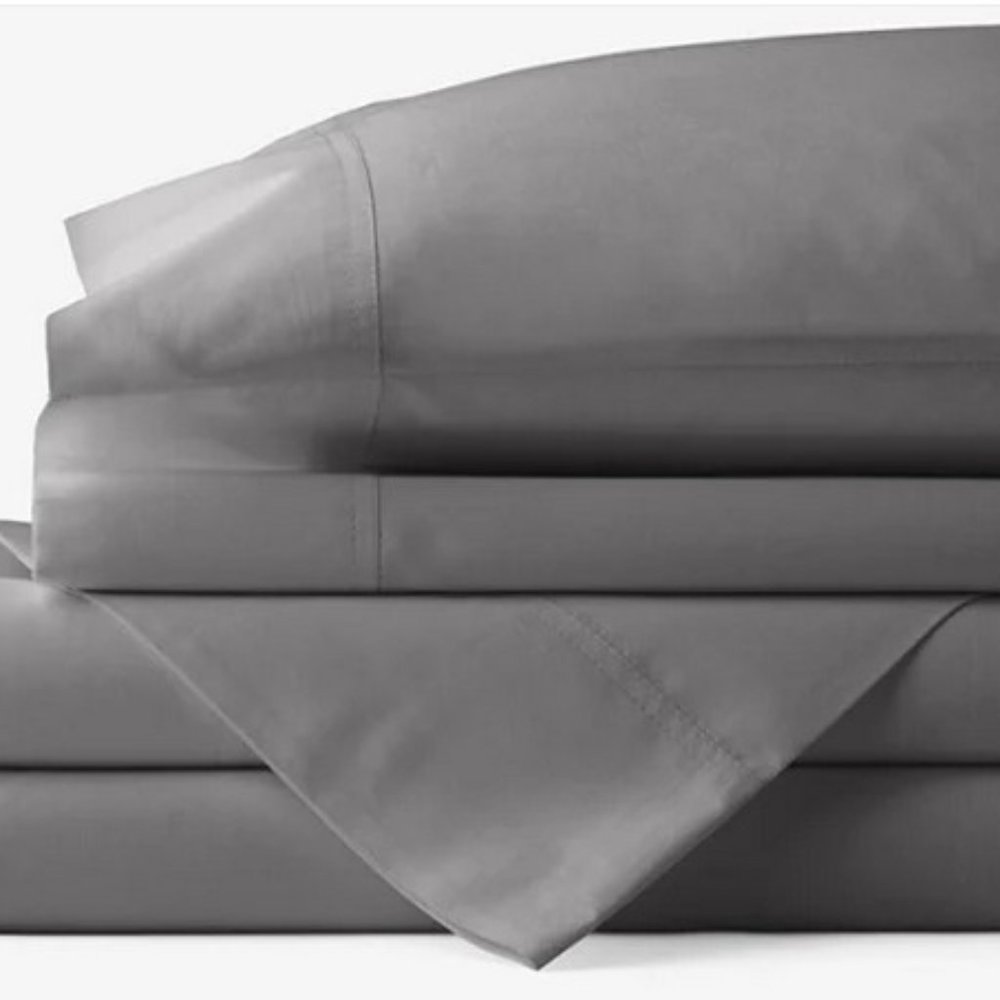 The Company Store Company Cotton™ Percale Flat Sheet - Picture 2 of 6